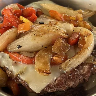 Double Meat and Double Pepper Jack Cheese Sergeant Pepper Burger, no bun - It was Slap Yo Momma Good !!!