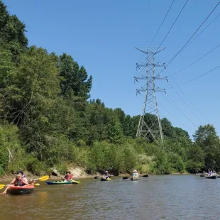 On the first section of the Urban Wolf River