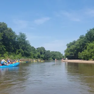 Headed down the Wolf River on our "Introduction to the Urban Wolf River" tour