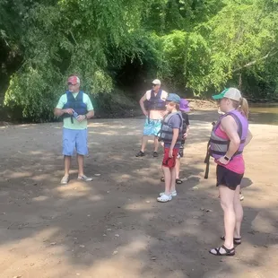 Blues City Kayaks guide giving information about the history of the Wolf River and how vitally important it is to the city of Memphis, TN.