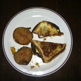 a plate of fried food