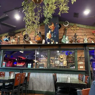 Inside restaurant-funky eclectic vibe