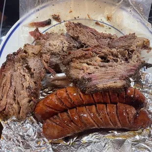 Brisket &amp; Sausage Plate