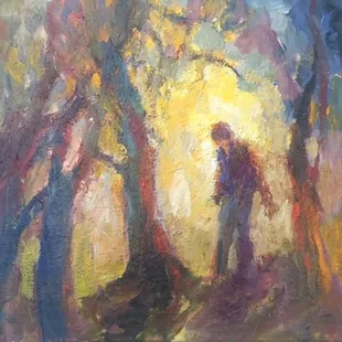 Gloria Coker "Man In Woods"