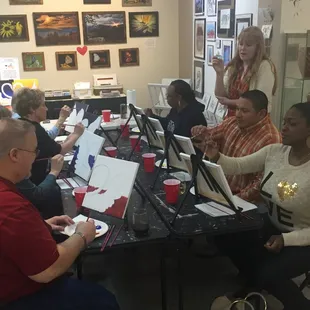 Wine &amp; Paint Night