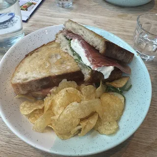 Prosciutto & Burrata Sandwich