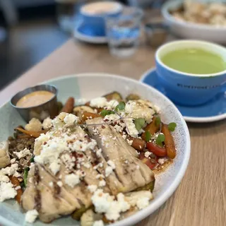 Warm Chicken and Ancient Grains Bowl