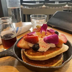 Lemon Ricotta Pancakes (D,E,S,G)