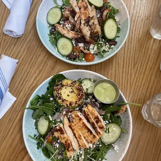 Blackened Chicken Mediterranean Salad