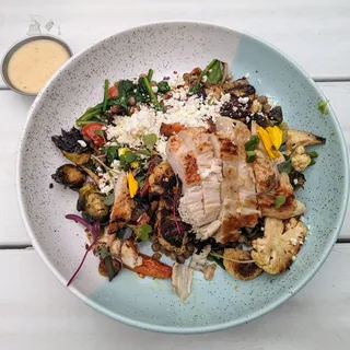 Warm Chicken and Ancient Grains Bowl