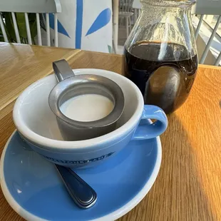 Coffee and cream