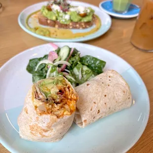 BL Burrito and Avocado Smash