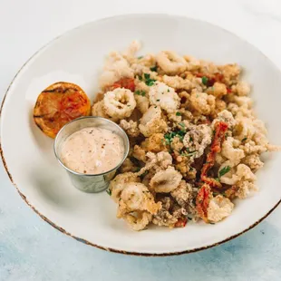 Calamari that's both sustainable and perfectly fried.