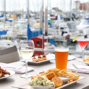 Breathtaking views of King Harbor from our newly remodeled patio.