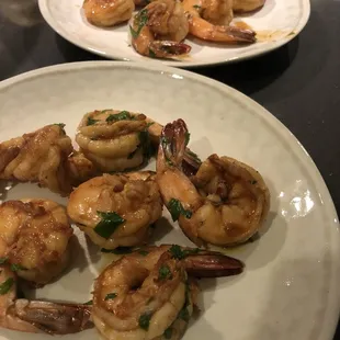 Always purchase our seafood form the Playa Vista farmers market. Made gambas al ajillo for our tapas today