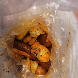Shrimp bag with Memphis mix
