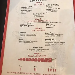 Menu 2019