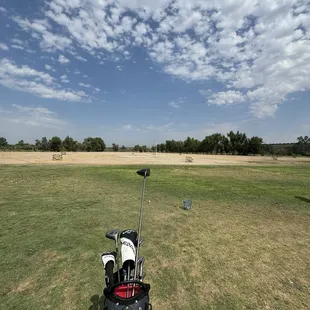My first golf lesson!