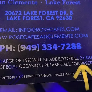 Watch  out for the gratuity trap!