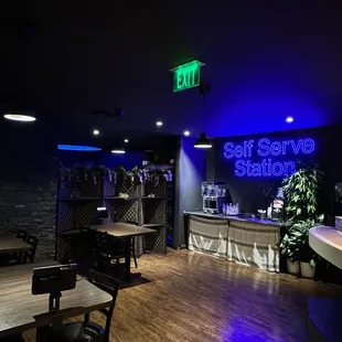 Self-service water and Miso station