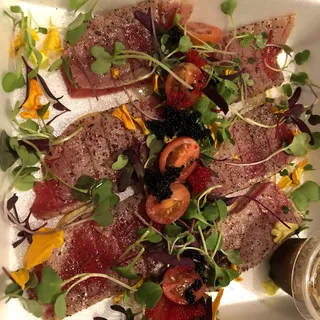 Spicy Pepper Tuna Carpaccio