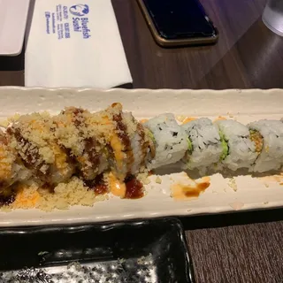Spicy Tuna Crunch Roll(8pcs)