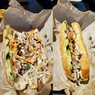 Banh mi with roasted pork