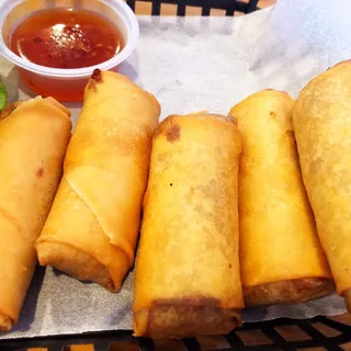 Crispy Shrimp and Pork Spring Rolls