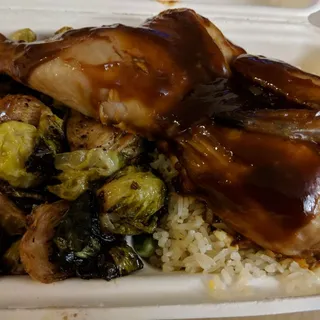 Ginger Chicken & Brussels