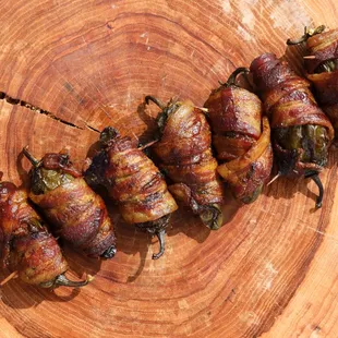 Available Wednesdays and Saturdays - Brisket Stuffed Jalapeño Poppers!