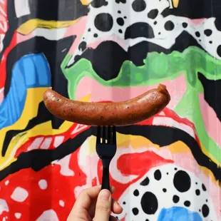 Our Akaushi Smoked Sausage comes as a pork+beef blend or beef+jalapeno blend!