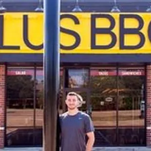 Blu's Barbeque. We love our customers and appreciate each of you! We provide a real Texas BBQ experience.  Come happy and leave happier!