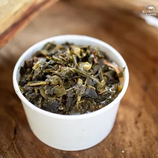 Collard Greens with Smoked Turkey are available Saturday &amp; Sunday!