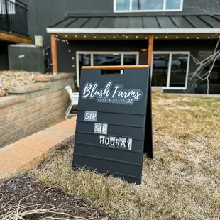 Blush Farms Cork + Board Tasting Room