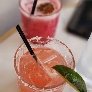 Snowbird and watermelon margarita