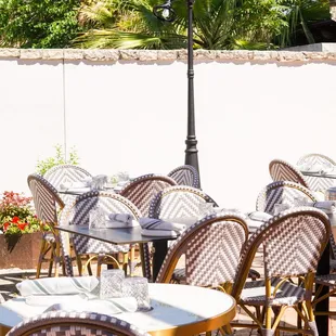 Patio dining