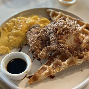 Chicken and Waffle Plate