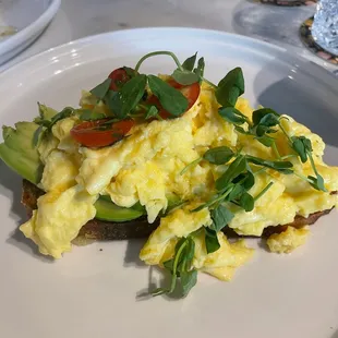 Avocado Soft Egg Scramble