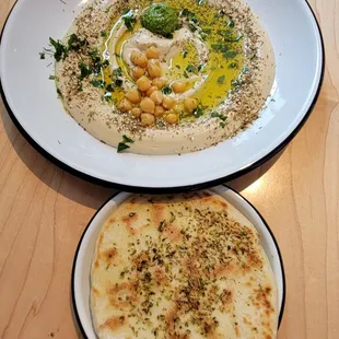 Hummus and pita