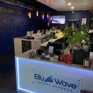 Inside the restaurant