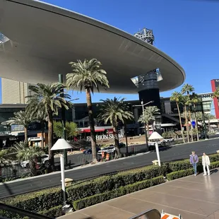Outside