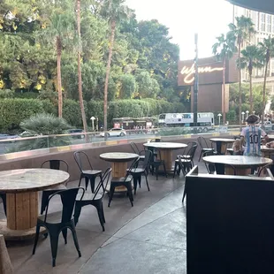 Outside seating