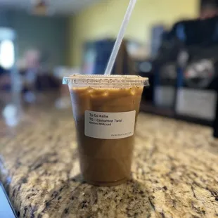 Iced Cinnamon Twist