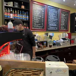 The friendly Barista