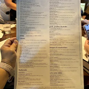 08.22.23 Dinner menu