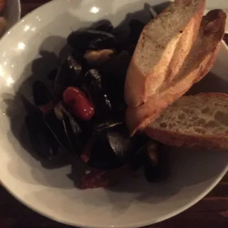 Steamed Mussels