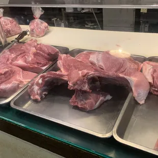 Fresh pork and pork bones