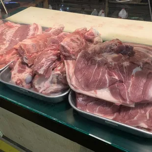 More assorted cuts of pork
