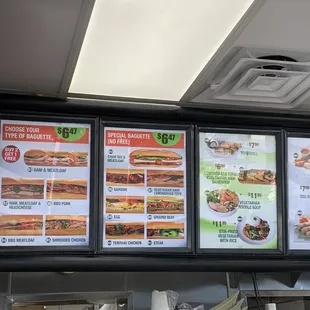 Menu as of 3/9/23