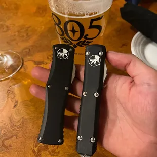 Left: Microtech Hera Right: Microtech Ultratech